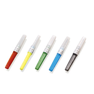 Vacuum blood needle straight pen type